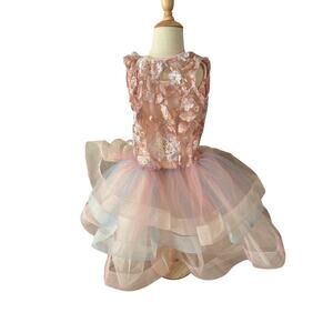 Revolution Dancewear Meadow Garden Ballet Costume Tutu Dress Pink Floral